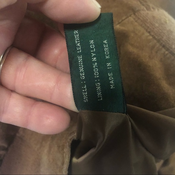 Hill and Archer suede bomber jacket vintage sz 46 - Picture 4 of 9